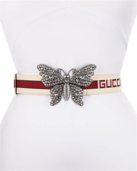 gucci butterfly belt buckle